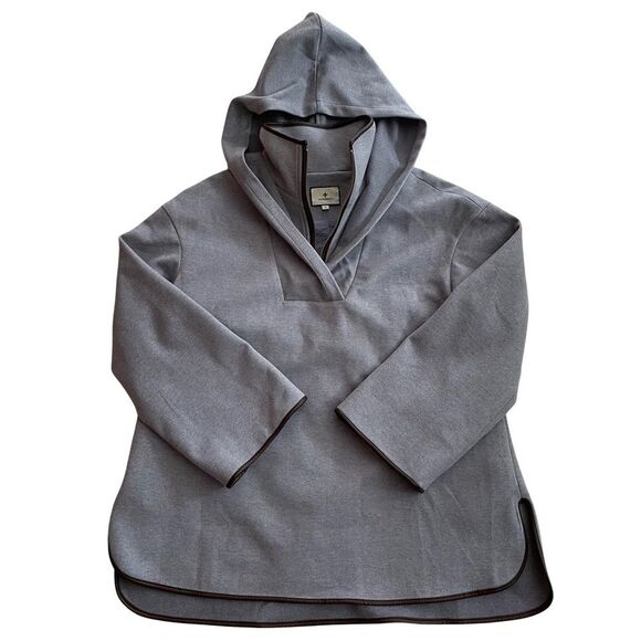 Tuckernuck Powell Anorak Hooded Quarter Zip Pullover Slate Blue Size Medium - Picture 1 of 8